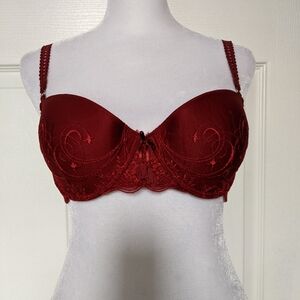 Pleasure State white label red bra 32D